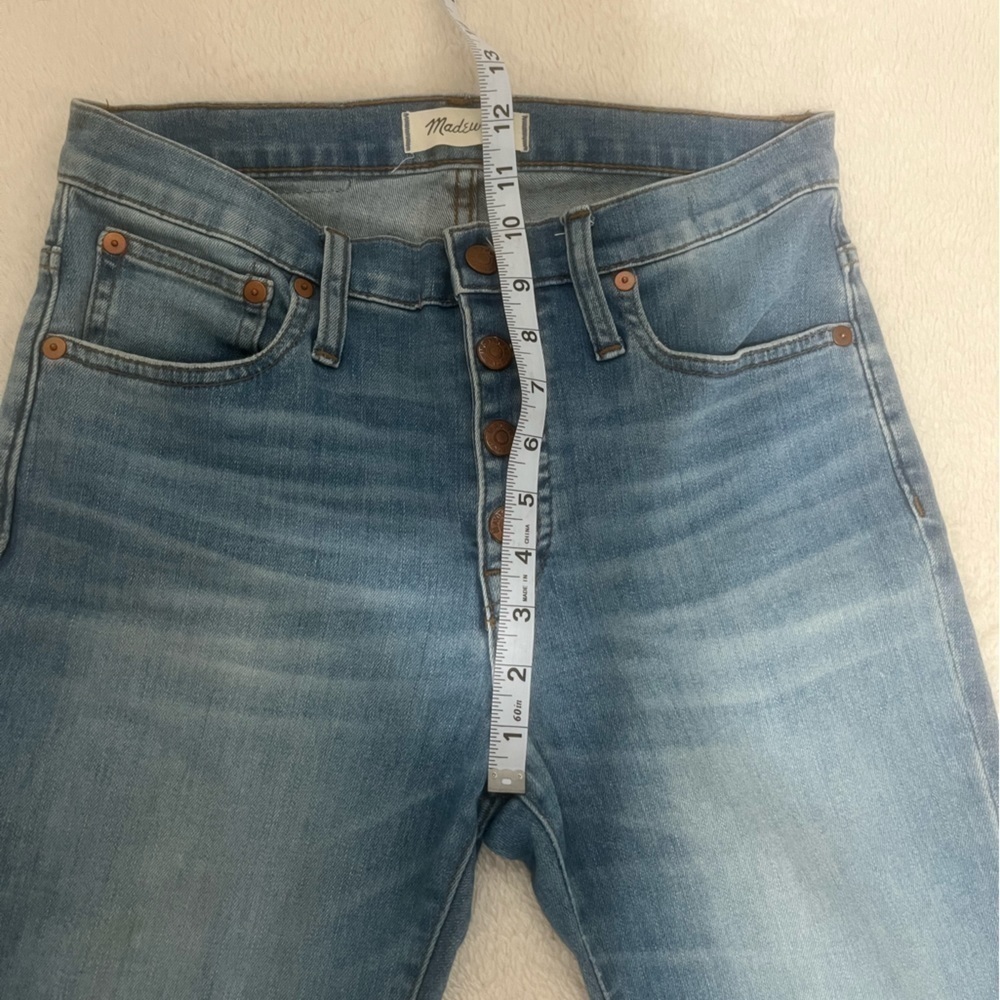Madewell Cali Bootcut Jeans Distressed Size 26 Petite - Picture 11 of 11